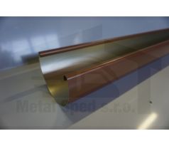 Hliníkový žľab 330 x 4000 Hnedý (Ral 8011)