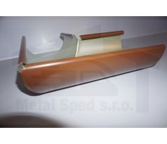 Hliníkový roh 330 Hnedý (Ral 8011)