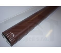 Hliníková zvodová rúra 330 x 2000 Tmavohnedá (Ral 8017)