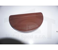 Hliníkové čelo 330 Tmavohnedé (Ral 8017)