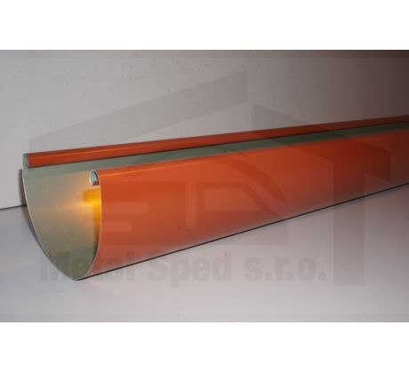 Hliníkový žľab 330 x 2000 červený (Ral 3016)