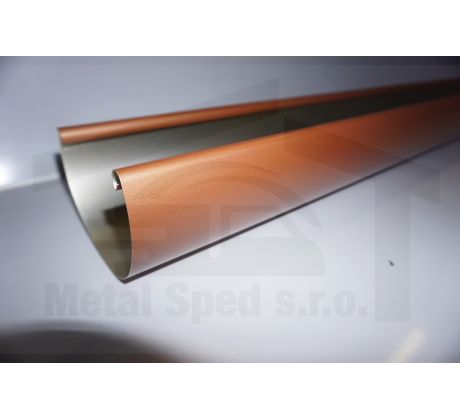 Hliníkový žľab 330 x 2000 Medenohnedý (Ral 8003)