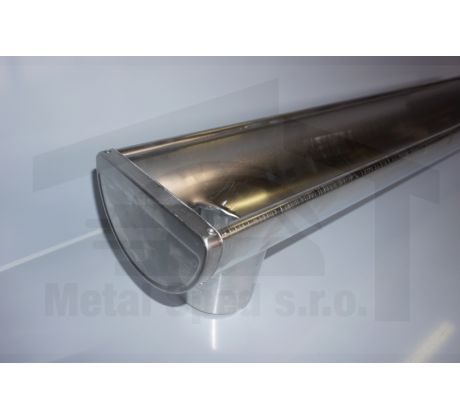Hliníkový žľab 250 x 1000+čelo+hrdlo