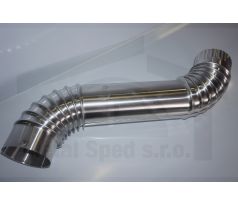 Hliníkové koleno 76/ "S"