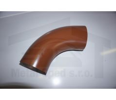 Hliníkové koleno 100/72 Hnedé (Ral 8011)