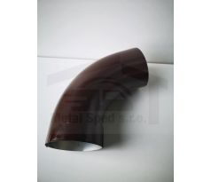 Hliníkové koleno 100/72 Tmavohnedé (Ral 8017)