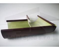 Hliníkový roh 330 Tmavohnedý (Ral 8017)