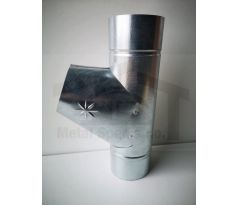 Pozinkovaná zvodová odbočka priemer 100 mm