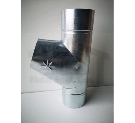 Pozinkovaná zvodová odbočka priemer 100 mm