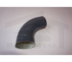 Hliníkové koleno 76/72 Antracitové (Ral 7016)