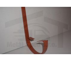 Hák rovný 250 Hnedý (Ral 8011)