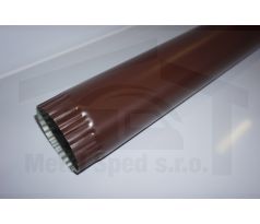 Hliníková zvodová rúra 250 x 2000 Tmavonedá (Ral 8017)