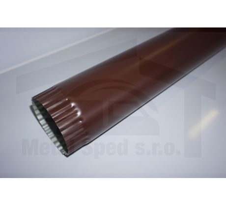 Hliníková zvodová rúra 250 x 2000 Tmavonedá (Ral 8017)