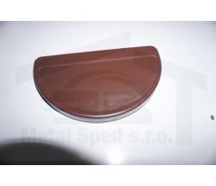 Hliníkové čelo 250 Tmavohnedé (Ral 8017)