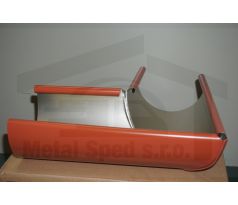 Hliníkový roh 250 červený (Ral 3016)