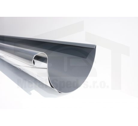 Oceľový žľab 330x4000  Antracitový  KJG (Ral 7016)