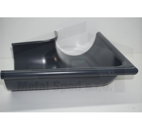 Oceľový roh vonkajší 330 Antracitový KJG (Ral 7016)