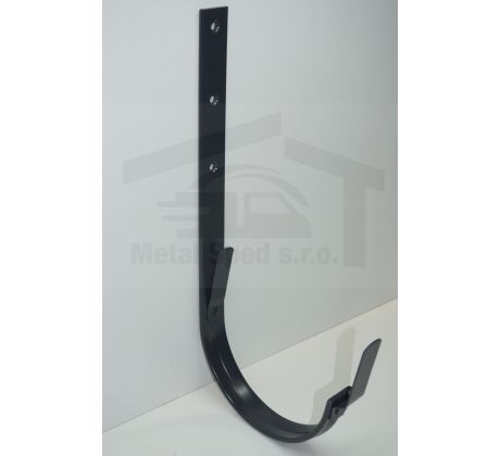 Hák rovný 330 Antracitový KJG (Ral 7016)