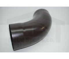 Oceľové koleno 330  Tmavohnedé KJG (Ral 8028)