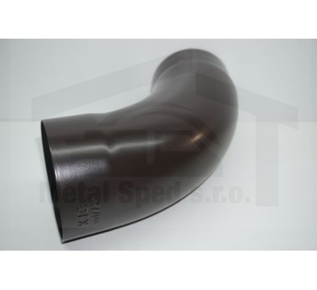 Oceľové koleno 330  Tmavohnedé KJG (Ral 8028)