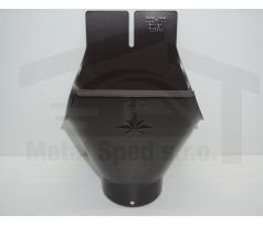 Oceľový kotlík 330  Tmavohnedý KJG (Ral 8028)