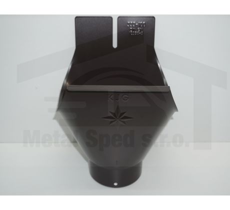 Oceľový kotlík 330  Tmavohnedý KJG (Ral 8028)