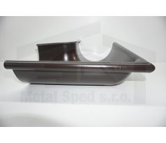 Oceľový roh vonkajší 330 Tmavohnedý KJG (Ral 8028)