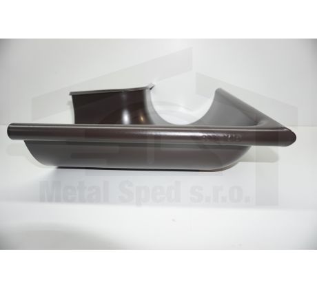 Oceľový roh vonkajší 330 Tmavohnedý KJG (Ral 8028)