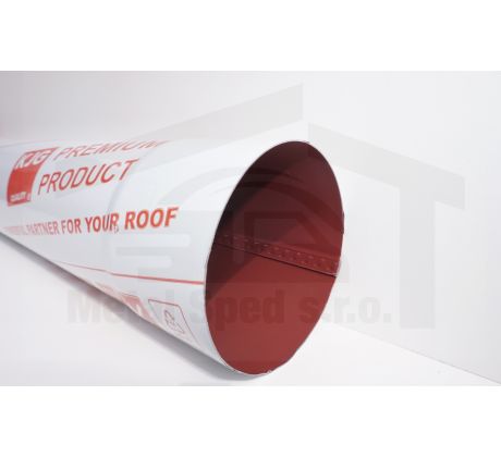 Oceľová zvodová rúra 330x3000 Bordová KJG(Ral 3009)