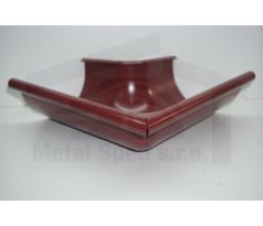 Oceľový roh vonkajší 330 Bordoý KJG (Ral 3009)