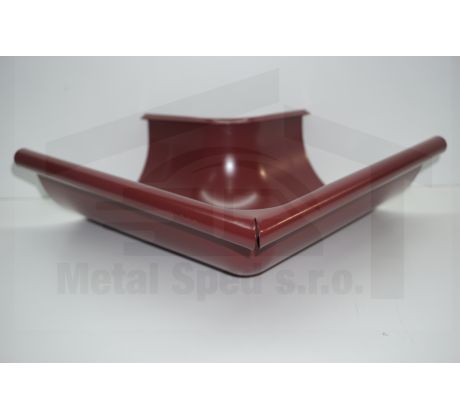 Oceľový roh vonkajší 330 Bordoý KJG (Ral 3009)