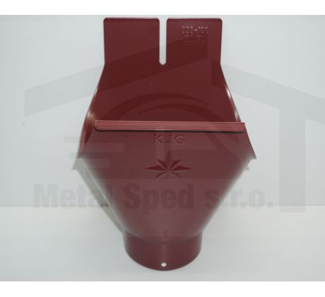 Oceľový kotlík 330  Bordový KJG (Ral 3009