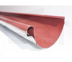 Oceľový žľab 330x4000  Bordový  KJG(Ral 3009)