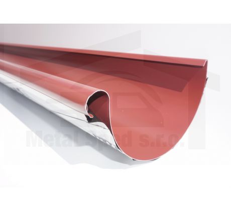 Oceľový žľab 330x4000  Bordový  KJG(Ral 3009)