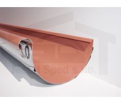 Oceľový žľab 330x4000  Tehločervený  KJG (Ral 8004)