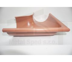 Oceľový roh vonkajší 330 Tehločervený KJG (Ral 8004)