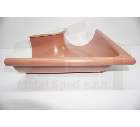 Oceľový roh vonkajší 330 Tehločervený KJG (Ral 8004)