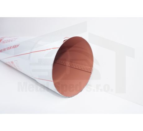 Oceľová zvodová rúra 330x1000 Tehločervená KJG(Ral 8004)