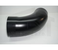 Oceľové koleno 330 Čierne KJG (Ral 9005)