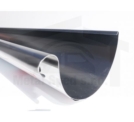 Oceľový žľab 330x4000 Čierny  KJG (Ral 9005)