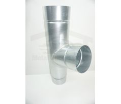 Pozinkovaná zvodová odbočka priemer 100 mm KJG